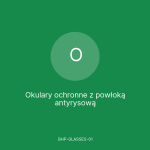 Okulary ochronne z powłoką antyrysową
