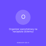 Organizer warsztatowy na narzędzia (ścienny)