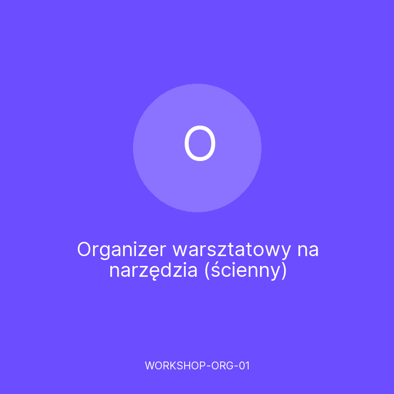 Organizer warsztatowy na narzędzia (ścienny)