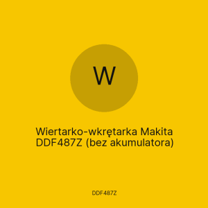 Wiertarko-wkrętarka Makita DDF487Z (bez akumulatora)