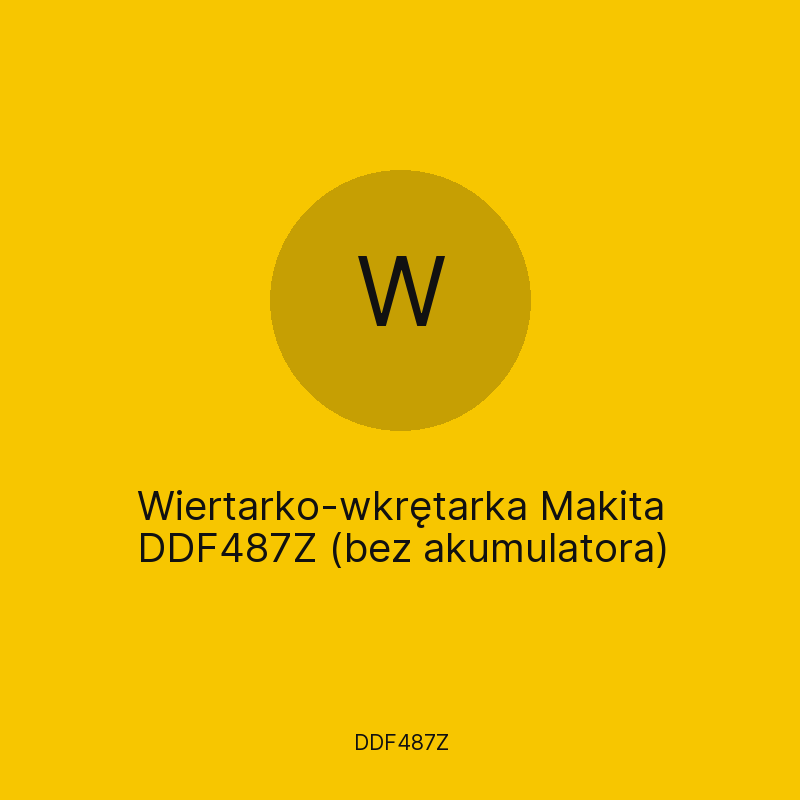 Wiertarko-wkrętarka Makita DDF487Z (bez akumulatora)