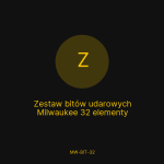 Zestaw bitów udarowych Milwaukee 32 elementy